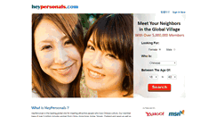 Desktop Screenshot of heypersonals.com